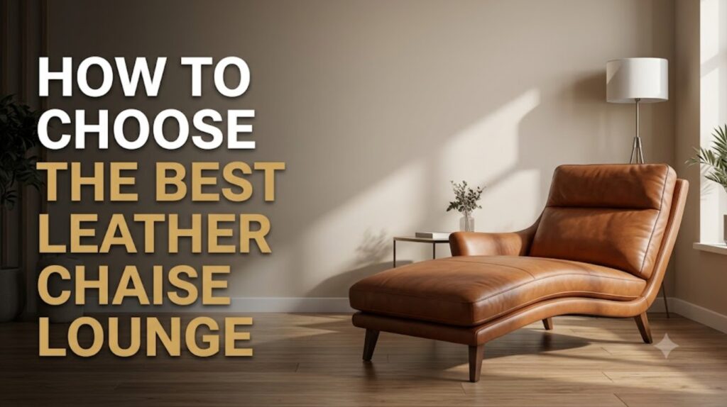 Leather Chaise Lounge