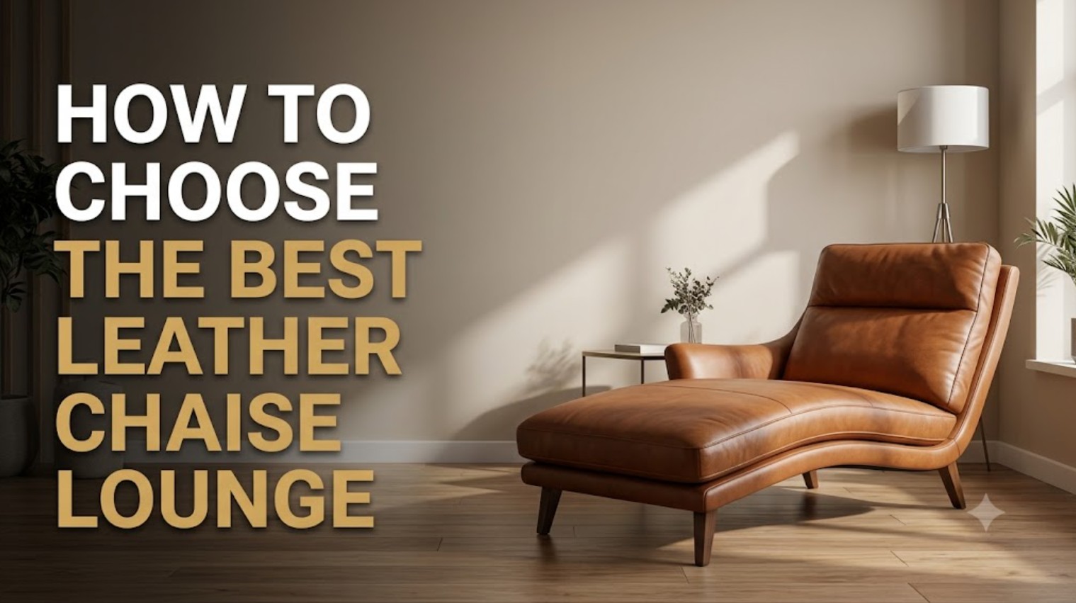 Leather Chaise Lounge