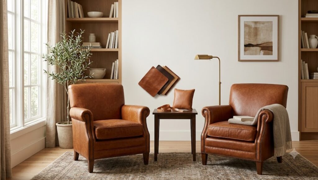Leather Club Chairs
