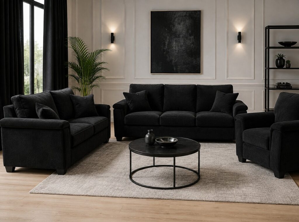 What Is the Best Black Living Room Set for Your Home? Black Living Room Set