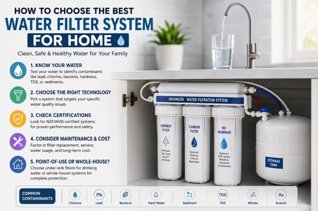 water filter system for home